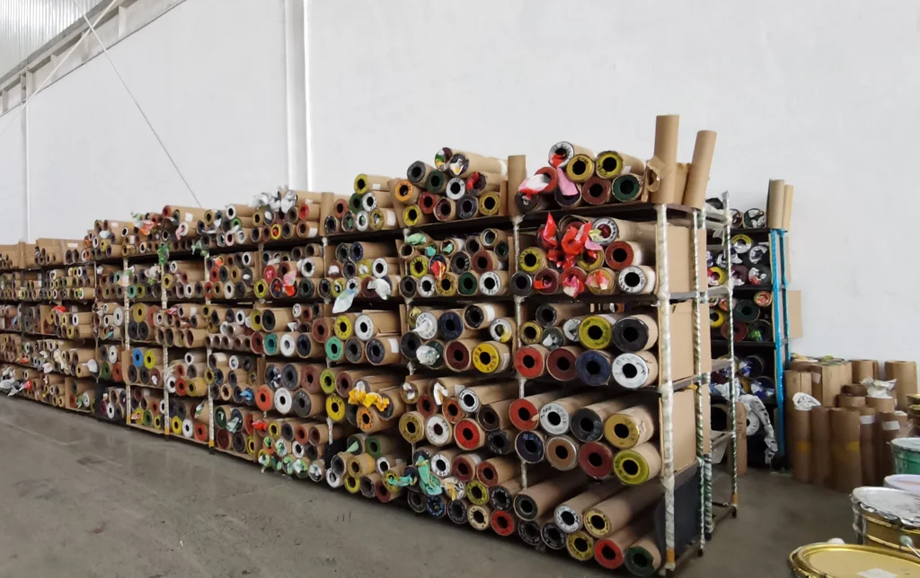 Printing house warehouse