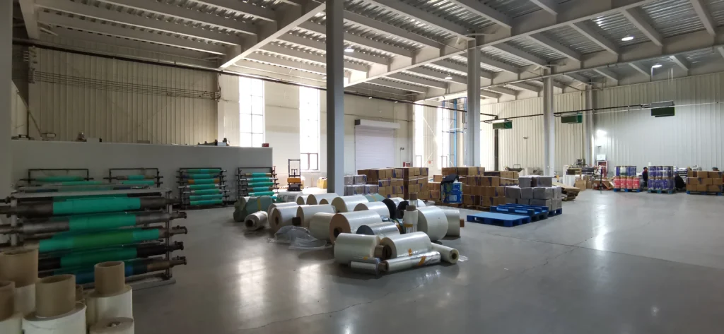 Raw material warehouse