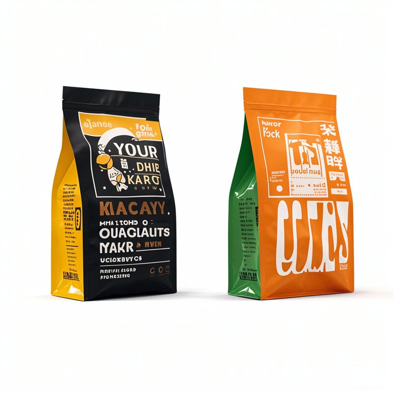 Custom Eight-Side Seal Stand Up Pouches