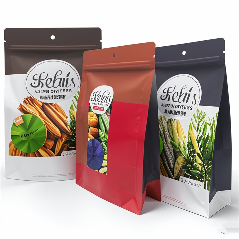 Custom Dried Fruit and Vegetable Snack Packaging Bags
