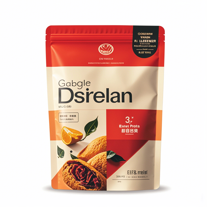 Custom Flat Style Snack Packaging Bags