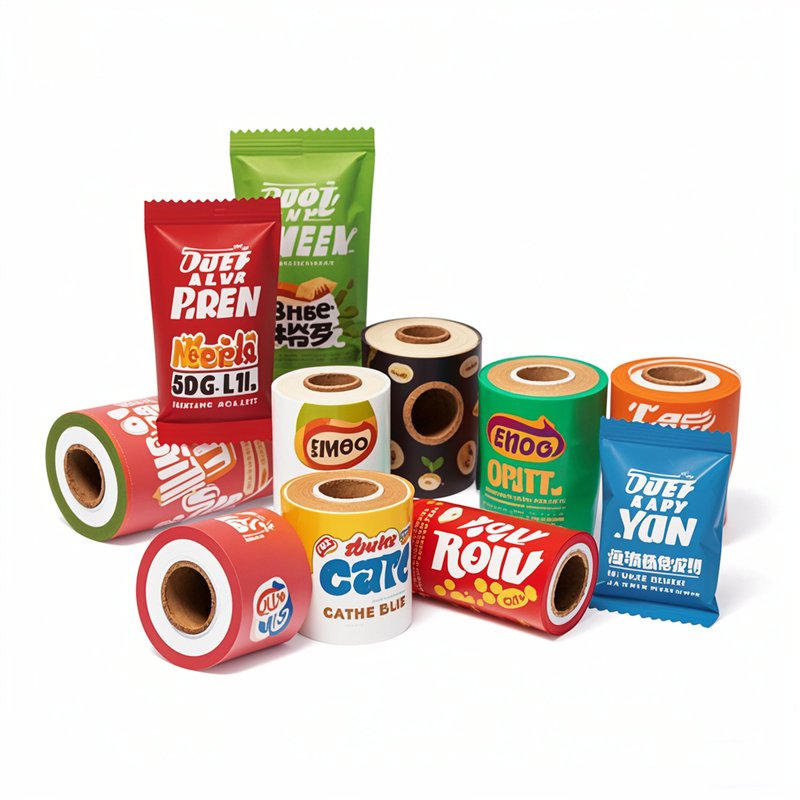 Custom Roll Film Snack Packaging