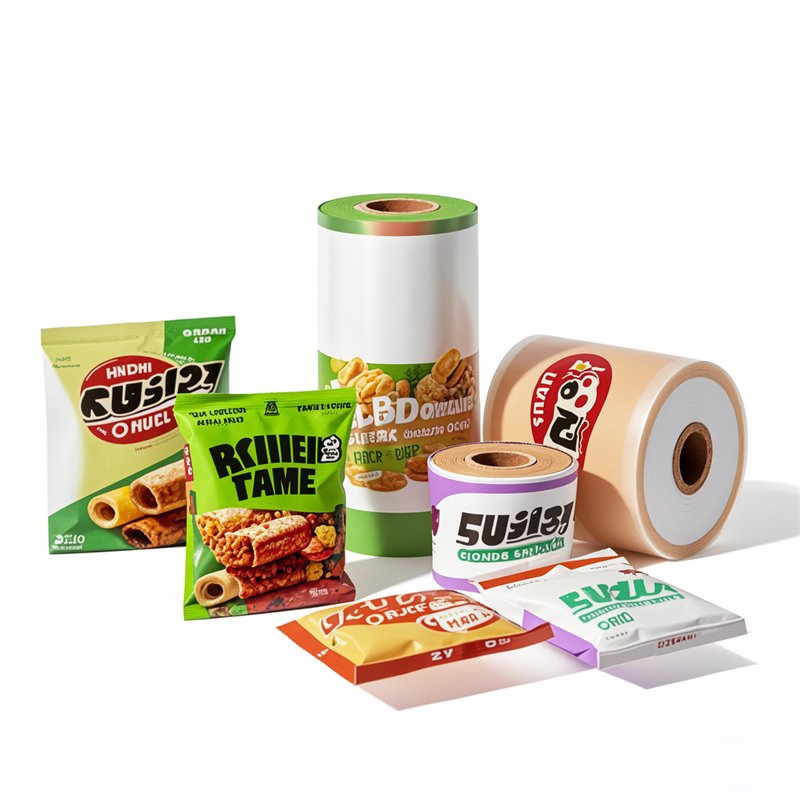 Roll Film Custom Snack Packaging