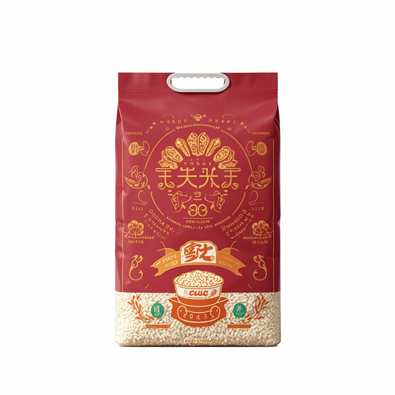 Custom Rice Packaging Bag