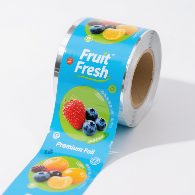 Custom Printed Aluminum Foil Roll Film for Food Packaging