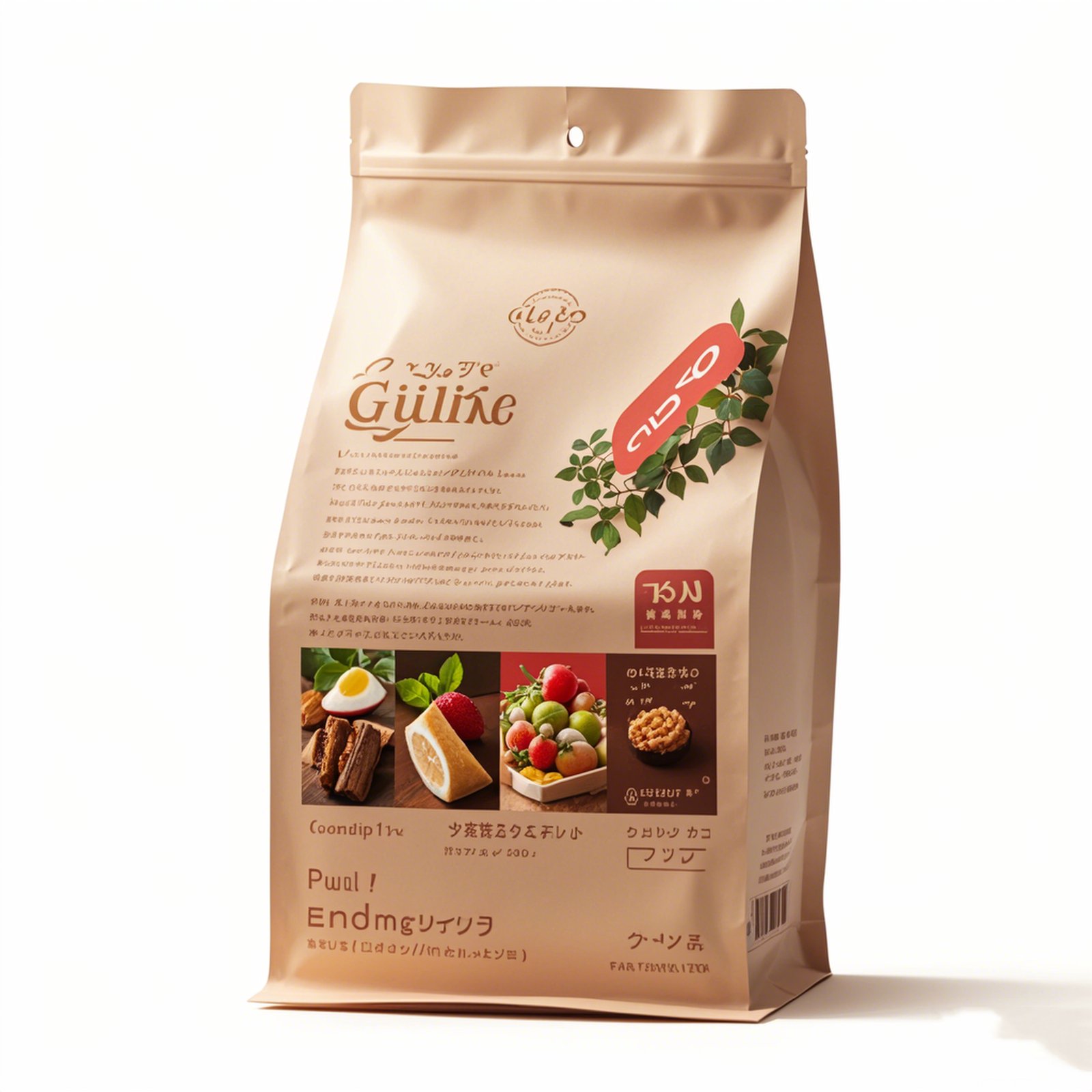 Custom Printed Fruit & Veggie Snack Packaging Bags