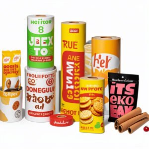 Custom Printed Laminated Snack Roll Film Packaging