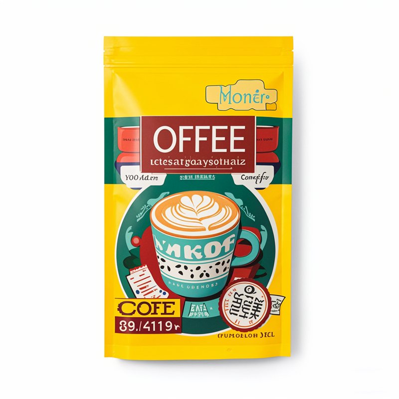 Custom Printed Stand Up Coffee Pouches