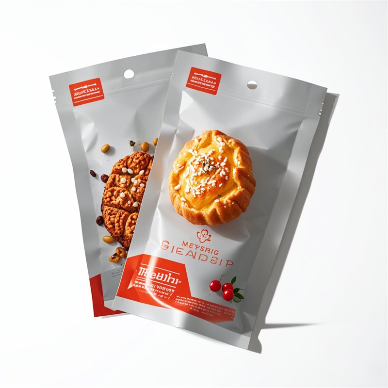 Custom Snack Flat Lay Plastic Packaging Bags