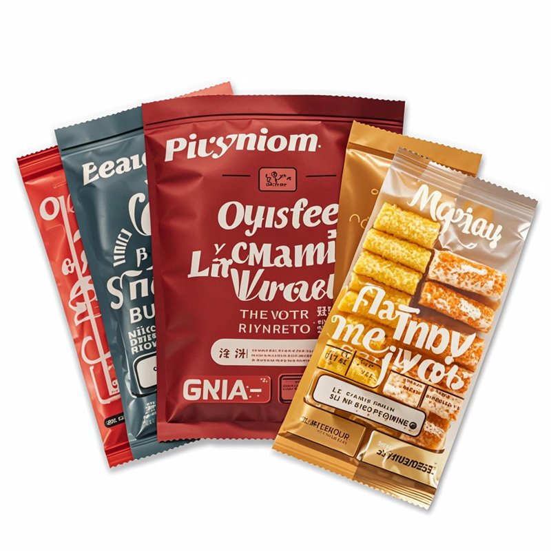 Three Edge Seal Snack Pouch Packaging