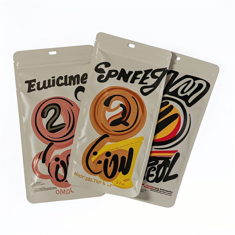 Three Side Seal Snack Packaging Bags
