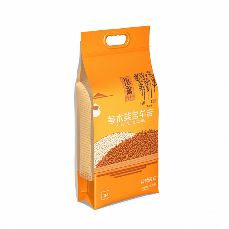Custom Printed Rice Vacuum Packaging Bag