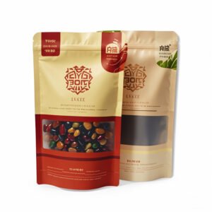 Custom Printed Clear Window Packaging Bag