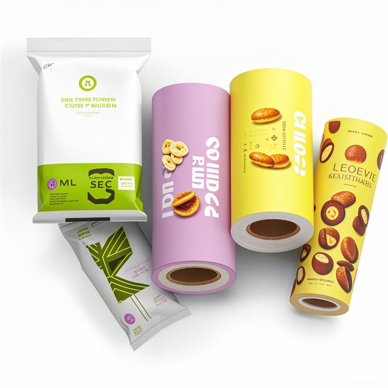 ‌Custom Printed Snack Packaging Roll Film