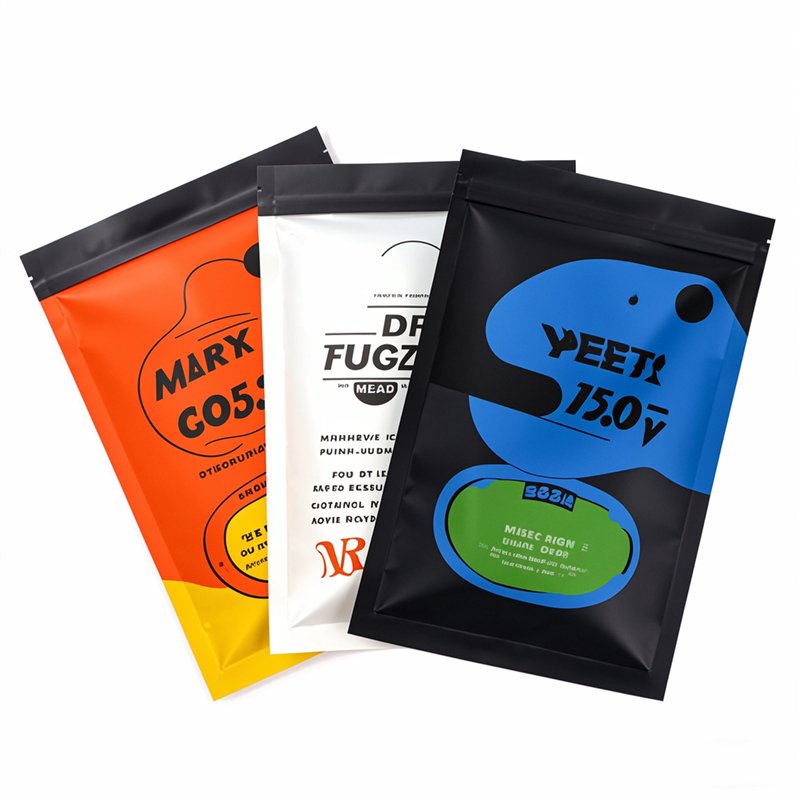 ‌Custom Printed Three-Side Seal Pouches