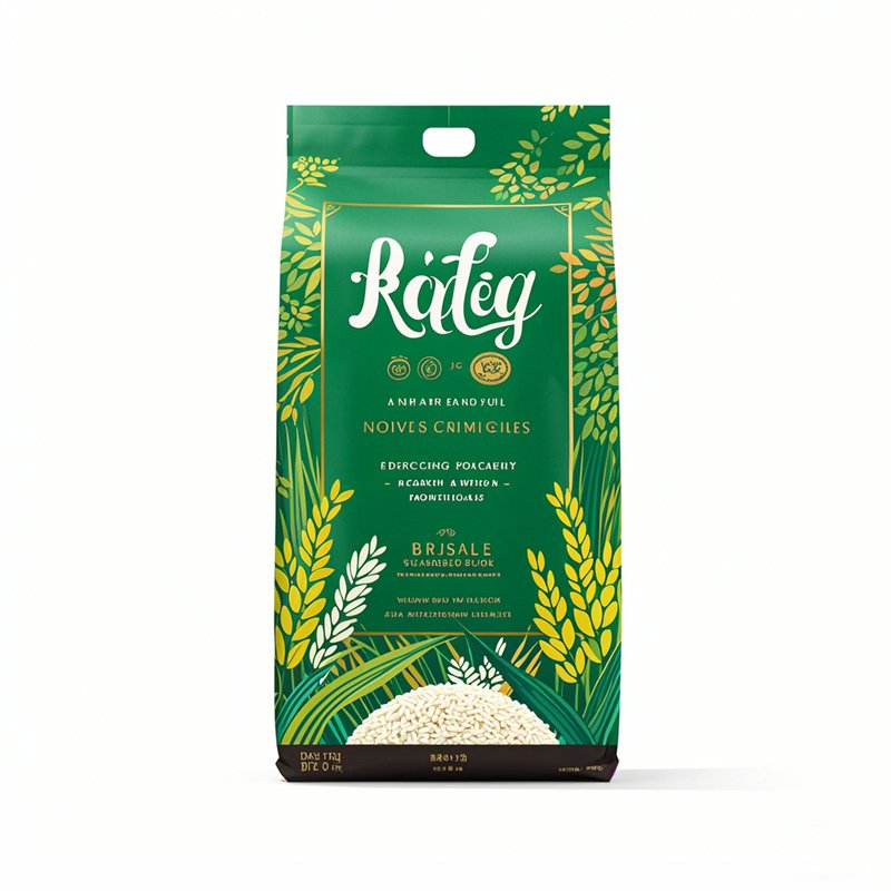 Custom Printed Rice & Grain Bags