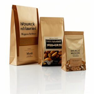 ‌Custom Nuts Stand Up Pouches