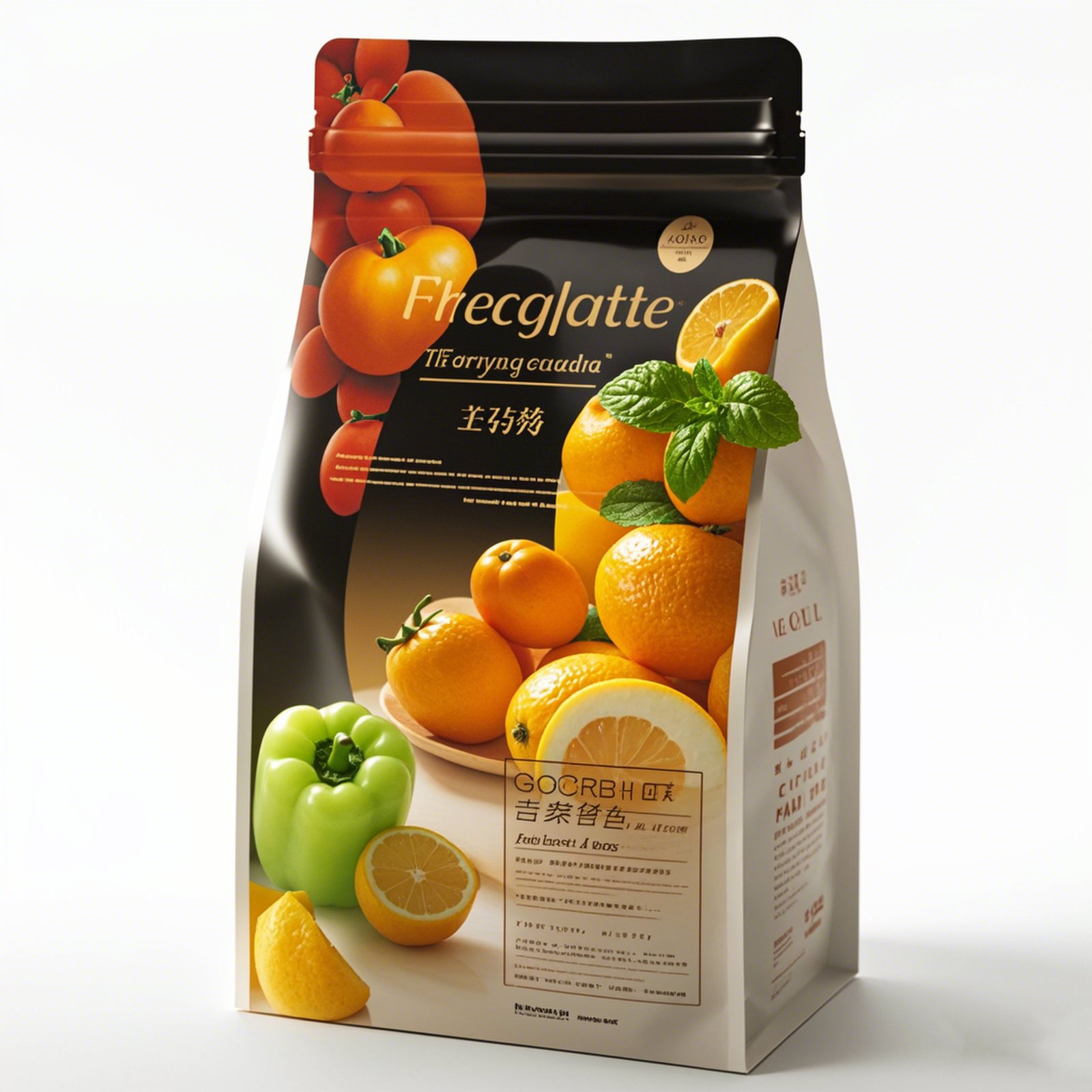 ‌Custom Printed Fruit & Vegetable Stand Up Pouches